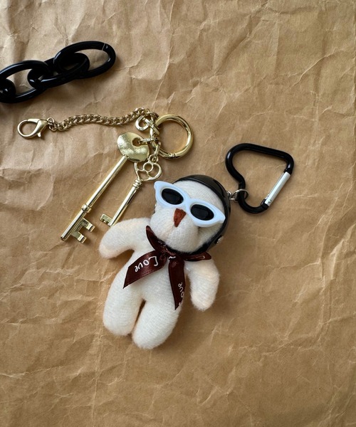 セール】【 NOLITA / ノリータ 】 白犬 モチーフ バッグチャーム