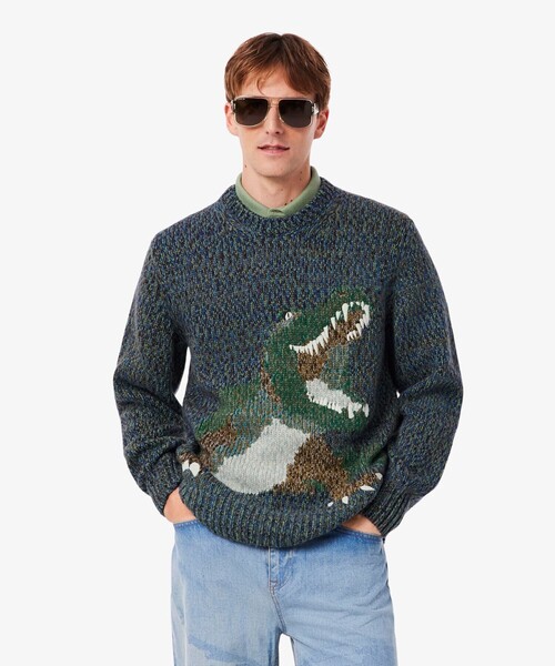 ワニニッティングヘビーウェイトニットセーター（ニット/セーター