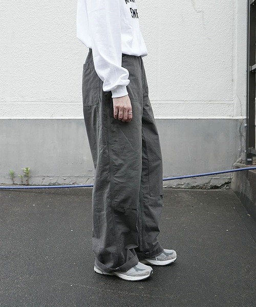 solamonat poche(ソラモナポッシェ)の「グログランダブルニーパンツ(その他パンツ・レディース・ベージュ/チャコールグレー/カーキ/ブラック・2.0/1.0)」の16枚目の写真