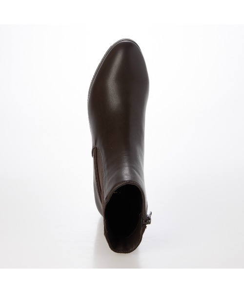 Pitti（ピッティ）の「サイドゴアショートブーツ（ブーツ・レディース・ダークブラウン/ブラック・L/M/S）」の7枚目の写真