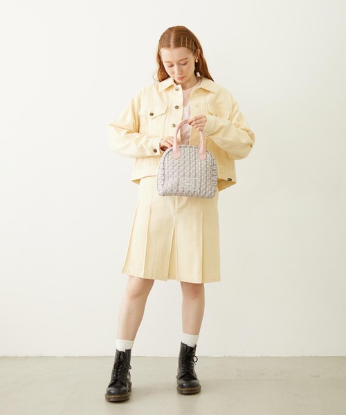 MILKFED.（ミルクフェド）の「DENIM JACKET（デニムジャケット・レディース・オフホワイト/ライトブルー/ブラック・ONE SIZE）」の14枚目の写真