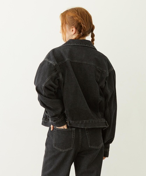 MILKFED.（ミルクフェド）の「DENIM JACKET（デニムジャケット・レディース・オフホワイト/ライトブルー/ブラック・ONE SIZE）」の22枚目の写真
