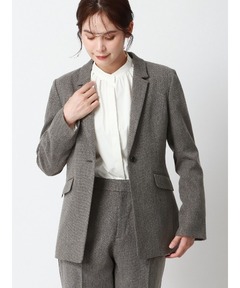 セール】OVAL SCOOP BOLERO（ノーカラージャケット）｜ELCHELE