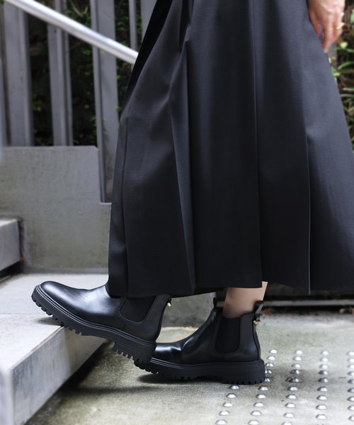 JOURNAL STANDARD relume（ジャーナルスタンダード　レリューム）の「《追加2》RELUME サイドゴアブーツ（ブーツ・レディース・ブラウン/ブラック・23.5cm/22.5cm/24.5cm）」の3枚目の写真