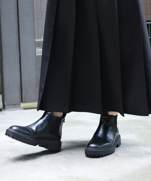 JOURNAL STANDARD relume（ジャーナルスタンダード　レリューム）の「《追加2》RELUME サイドゴアブーツ（ブーツ・レディース・ブラウン/ブラック・23.5cm/22.5cm/24.5cm）」の4枚目の写真