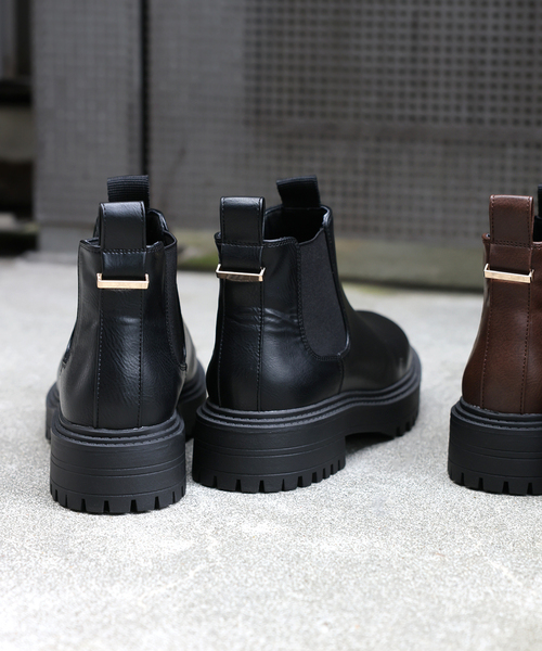 JOURNAL STANDARD relume（ジャーナルスタンダード　レリューム）の「《追加2》RELUME サイドゴアブーツ（ブーツ・レディース・ブラウン/ブラック・23.5cm/22.5cm/24.5cm）」の16枚目の写真