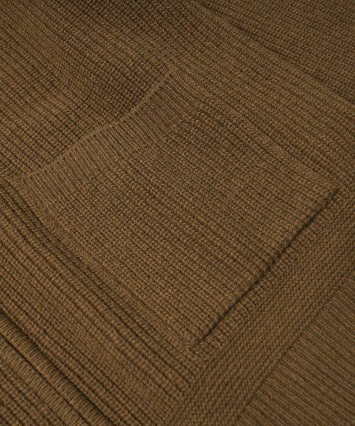 FRIZMWORKS（フリズムワークス）の「WOOL DECK ZIP UP CARDIGAN _ CINNAMON（カーディガン/ボレロ・レディース・その他・SMALL/MEDIUM/LARGE/X-LARGE）」の5枚目の写真