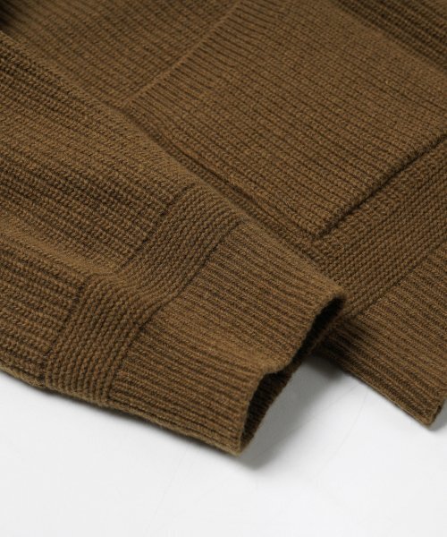 FRIZMWORKS（フリズムワークス）の「WOOL DECK ZIP UP CARDIGAN _ CINNAMON（カーディガン/ボレロ・レディース・その他・SMALL/MEDIUM/LARGE/X-LARGE）」の6枚目の写真