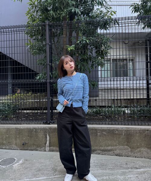 MUSINSA STANDARD WOMAN（ムシンサスタンダードウーマン）の「ウィメンズカーブドチノパンツ[ブラック]（その他パンツ・レディース・その他・30/24/25/26/27/28/29）」の19枚目の写真