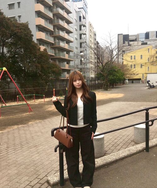 MUSINSA STANDARD WOMAN（ムシンサスタンダードウーマン）の「ウィメンズカーブドチノパンツ[ブラック]（その他パンツ・レディース・その他・30/24/25/26/27/28/29）」の20枚目の写真