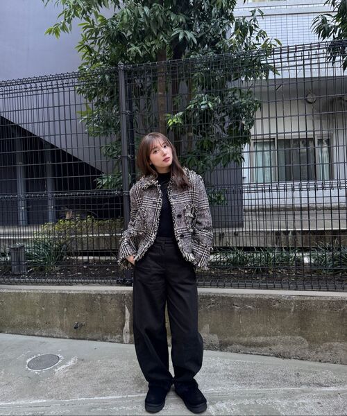 MUSINSA STANDARD WOMAN（ムシンサスタンダードウーマン）の「ウィメンズカーブドチノパンツ[ブラック]（その他パンツ・レディース・その他・30/24/25/26/27/28/29）」の22枚目の写真