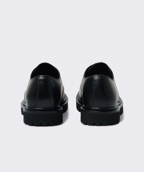MUSINSA STANDARD（ムシンサスタンダード）の「ラウンドトコマンドソールダービーシューズ[ブラック]（ドレスシューズ・レディース・その他・23cm/23.5cm/24cm/24.5cm/25cm/25.5cm/26cm/26.5cm/27cm/27.5cm/28cm/28.5cm/29cm）」の5枚目の写真