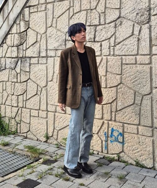 MUSINSA STANDARD（ムシンサスタンダード）の「リラックスドCRスcoopネックTシャツ[ブラック]（Tシャツ/カットソー・メンズ・その他・XX-LARGE/LARGE/MEDIUM/SMALL/X-LARGE）」の5枚目の写真