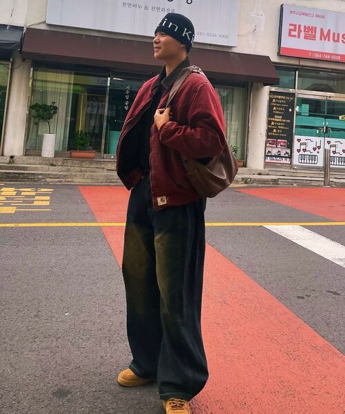 MUSINSA STANDARD（ムシンサスタンダード）の「リラックスドCRスcoopネックTシャツ[ブラック]（Tシャツ/カットソー・メンズ・その他・XX-LARGE/LARGE/MEDIUM/SMALL/X-LARGE）」の8枚目の写真