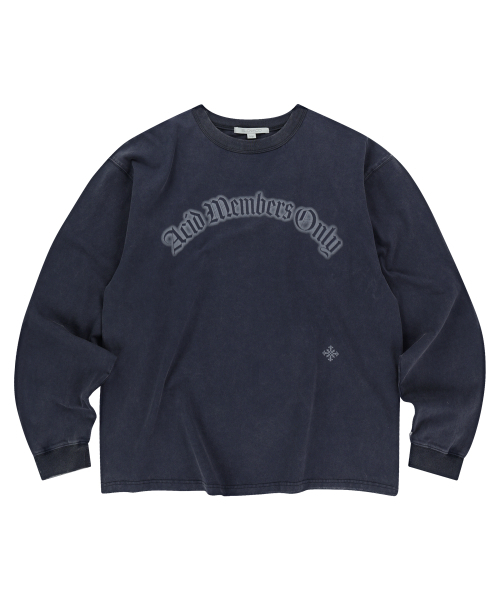 SLOWACID（スローアシッド）の「AMO ヴィンテージ ロングスリーブ [ネイビー]（Tシャツ/カットソー・レディース・その他・SMALL/MEDIUM/LARGE）」の2枚目の写真