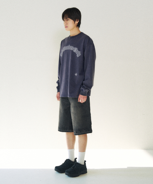 SLOWACID（スローアシッド）の「AMO ヴィンテージ ロングスリーブ [ネイビー]（Tシャツ/カットソー・レディース・その他・SMALL/MEDIUM/LARGE）」の4枚目の写真