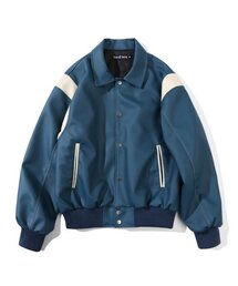 TRIP LE SENS（トリップ ル センス）の「ユニセックスステッチオーバーバーシティジャケット_ブルー（スタジャン）」