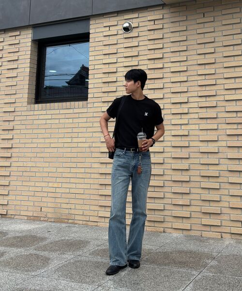 WOOALONG(ウアロン)の「OG Basic T-shirt - BLACK(Tシャツ/カットソー・レディース・ブラック・MEDIUM/LARGE/SMALL)」の9枚目の写真