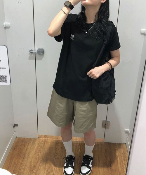 WOOALONG(ウアロン)の「OG Basic T-shirt - BLACK(Tシャツ/カットソー・レディース・ブラック・MEDIUM/LARGE/SMALL)」の10枚目の写真