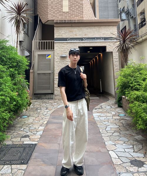 WOOALONG(ウアロン)の「OG Basic T-shirt - BLACK(Tシャツ/カットソー・レディース・ブラック・MEDIUM/LARGE/SMALL)」の11枚目の写真