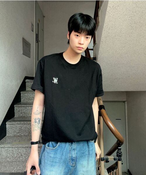WOOALONG(ウアロン)の「OG Basic T-shirt - BLACK(Tシャツ/カットソー・レディース・ブラック・MEDIUM/LARGE/SMALL)」の12枚目の写真