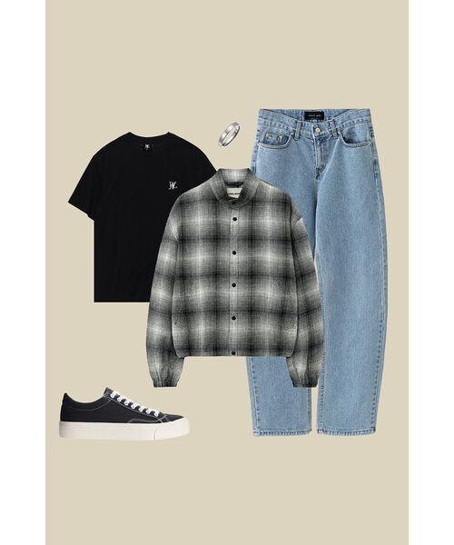 WOOALONG(ウアロン)の「OG Basic T-shirt - BLACK(Tシャツ/カットソー・レディース・ブラック・MEDIUM/LARGE/SMALL)」の21枚目の写真