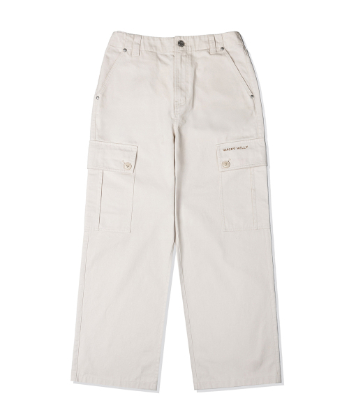 Wacky WiLLy(ワッキーウィリー)の「ウィメンズコットンカーゴパンツクリーム(その他パンツ・レディース・その他・SMALL/MEDIUM)」の1枚目の写真