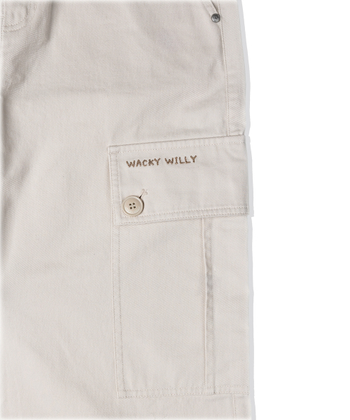 Wacky WiLLy(ワッキーウィリー)の「ウィメンズコットンカーゴパンツクリーム(その他パンツ・レディース・その他・SMALL/MEDIUM)」の4枚目の写真