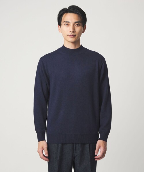 セール】シルク ミックス モックネック ニット（ニット/セーター