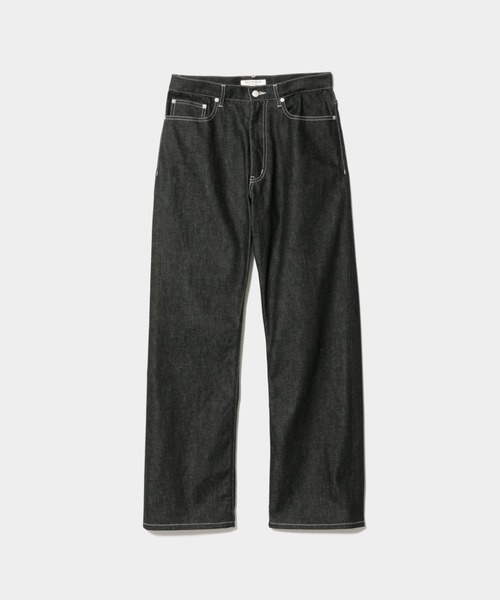 beautiful people(ビューティフルピープル)の「left hand twilldenim easy pants classic(デニムパンツ・レディース・インディゴブルー/ブラック・38)」の2枚目の写真