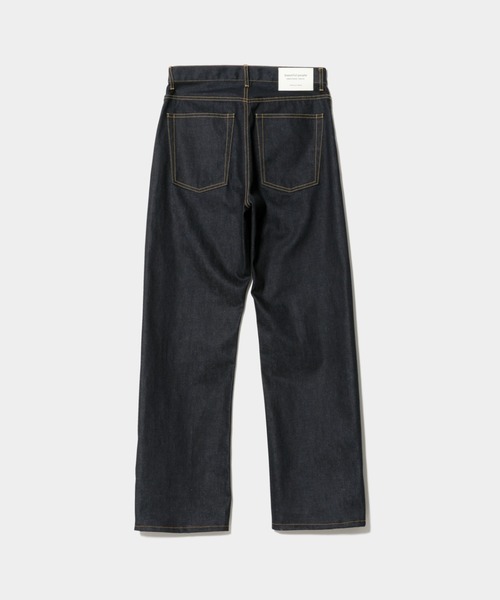 beautiful people(ビューティフルピープル)の「left hand twilldenim easy pants classic(デニムパンツ・レディース・インディゴブルー/ブラック・38)」の3枚目の写真