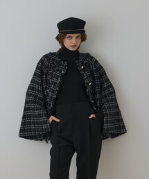 GRACE CONTINENTAL｜グレースコンチネンタルのノーカラージャケット