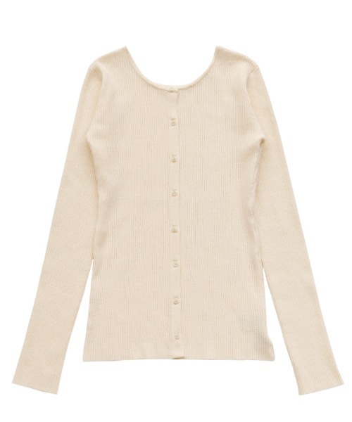 select MOCA（セレクトモカ）の「2WAYクルーネックリブシンプルカーディガン（カーディガン/ボレロ・レディース・チャコールグレー/アイボリー/ピンク・FREE）」の7枚目の写真