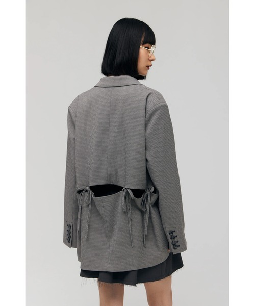 FELICITY(フェリシティ)の「Ribbon Single Jacket(その他アウター・レディース・グレー/ブラウン・2)」の12枚目の写真