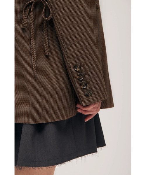 FELICITY(フェリシティ)の「Ribbon Single Jacket(その他アウター・レディース・グレー/ブラウン・2)」の16枚目の写真