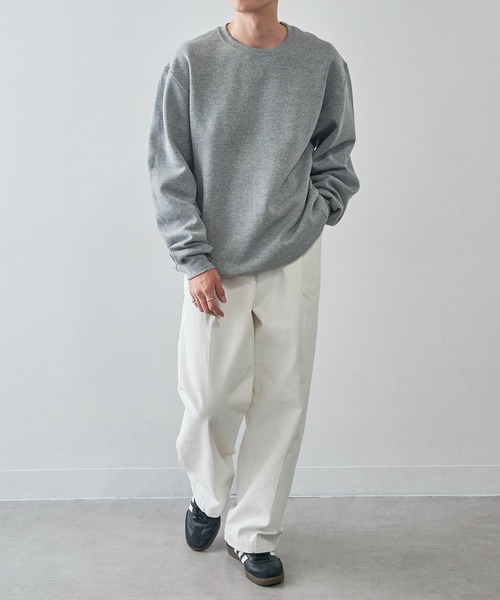 Russell Athletic(ラッセルアスレティック)の「【Russell Athletic】Dri-Power Fleece Crew フリース プルオーバースウェット トレーナー 裏起毛 698HBM1 UNTR(スウェット・メンズ・ブラック/アッシュ/ダークグリーン/グレー/ダークグレー/ネイビー/ホワイト・S/M/L/XL)」の16枚目の写真