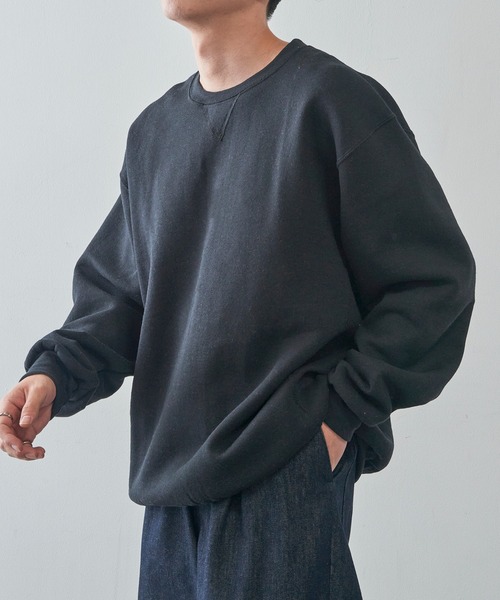 Russell Athletic(ラッセルアスレティック)の「【Russell Athletic】Dri-Power Fleece Crew フリース プルオーバースウェット トレーナー 裏起毛 698HBM1 UNTR(スウェット・メンズ・ブラック/アッシュ/ダークグリーン/グレー/ダークグレー/ネイビー/ホワイト・S/M/L/XL)」の9枚目の写真