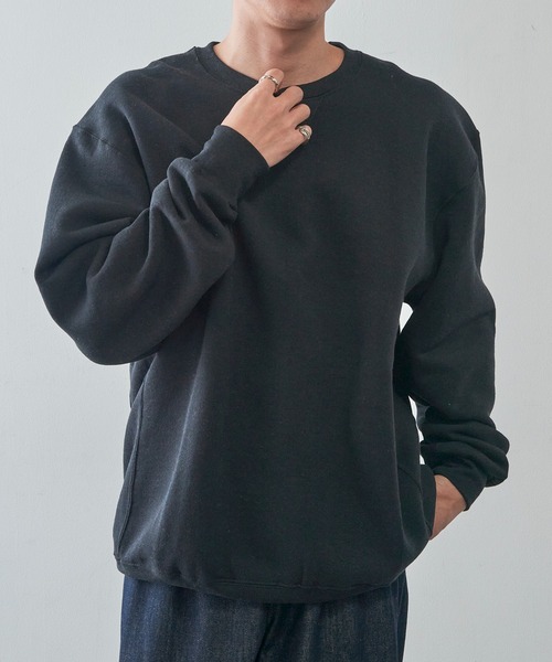 Russell Athletic(ラッセルアスレティック)の「【Russell Athletic】Dri-Power Fleece Crew フリース プルオーバースウェット トレーナー 裏起毛 698HBM1 UNTR(スウェット・メンズ・ブラック/アッシュ/ダークグリーン/グレー/ダークグレー/ネイビー/ホワイト・S/M/L/XL)」の10枚目の写真