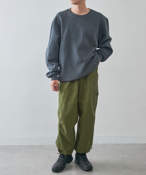Russell Athletic(ラッセルアスレティック)の「【Russell Athletic】Dri-Power Fleece Crew フリース プルオーバースウェット トレーナー 裏起毛 698HBM1 UNTR(スウェット・メンズ・ブラック/アッシュ/ダークグリーン/グレー/ダークグレー/ネイビー/ホワイト・S/M/L/XL)」の21枚目の写真