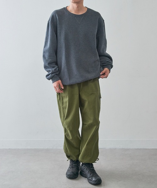 Russell Athletic(ラッセルアスレティック)の「【Russell Athletic】Dri-Power Fleece Crew フリース プルオーバースウェット トレーナー 裏起毛 698HBM1 UNTR(スウェット・メンズ・ブラック/アッシュ/ダークグリーン/グレー/ダークグレー/ネイビー/ホワイト・S/M/L/XL)」の22枚目の写真