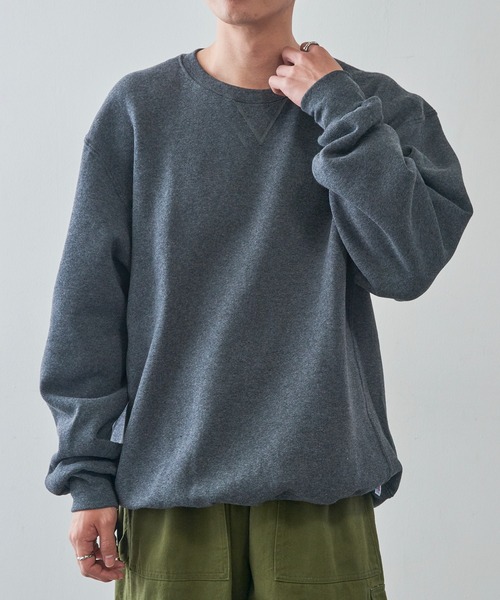 Russell Athletic(ラッセルアスレティック)の「【Russell Athletic】Dri-Power Fleece Crew フリース プルオーバースウェット トレーナー 裏起毛 698HBM1 UNTR(スウェット・メンズ・ブラック/アッシュ/ダークグリーン/グレー/ダークグレー/ネイビー/ホワイト・S/M/L/XL)」の19枚目の写真