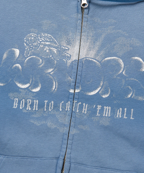 WKNDRS(ウィーキャンドース)の「ANGEL ZIPUP HOODIE (BLUE)(パーカー・レディース・その他・MEDIUM/LARGE/X-LARGE)」の6枚目の写真