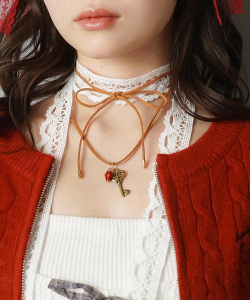SPINNS（スピンズ）の「レースチョーカー/モチーフ（チョーカー・レディース・A/B・ONESIZE）」の2枚目の写真