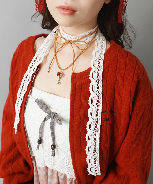 SPINNS（スピンズ）の「レースチョーカー/モチーフ（チョーカー・レディース・A/B・ONESIZE）」の6枚目の写真