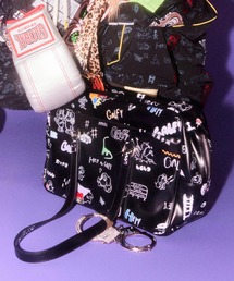 GALFY（ガルフィー）の「HEY! Mrs ROSE(ヘイ！ミセスローズ)HEY!Mr.GALFY らくがきSCHOOLBAG（トートバッグ）」