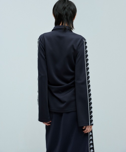 Kappa(カッパ)の「× Kappa TRACK JACKET / カッパ トラックジャケット(ジャージ・レディース・ネイビー/ボルドー・FREE)」の17枚目の写真