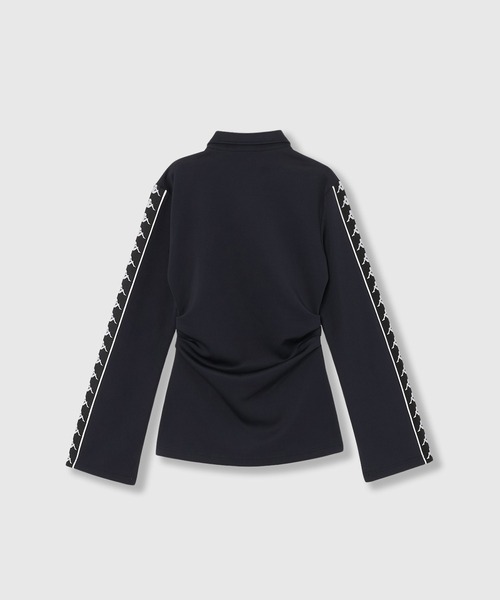 Kappa(カッパ)の「× Kappa TRACK JACKET / カッパ トラックジャケット(ジャージ・レディース・ネイビー/ボルドー・FREE)」の5枚目の写真