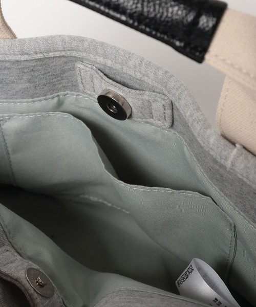 BAYFLOW（ベイフロー）の「[500mlのボトルや長財布も入る]スウェットロゴトートS（トートバッグ・レディース・グレー・FREE）」の12枚目の写真