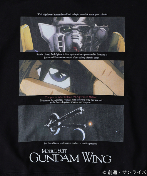 JOURNAL STANDARD(ジャーナルスタンダード)の「GUNDAM SERIES for JS 『新機動戦記ガンダムW』フーディ(パーカー・メンズ・ブラック・MEDIUM/LARGE)」の2枚目の写真