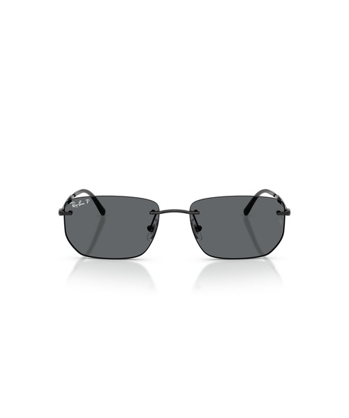 Ray-Ban(レイバン)の「Ray-Ban レイバン サングラス/0RB3768/偏光レンズ/紫外線対策/リムレス/ノーズパッド(サングラス・メンズ・ダークグレー・ONE SIZE)」の2枚目の写真
